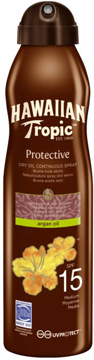 Hawaiian Tropic Island Glow Dry Oil Spray SPF 30