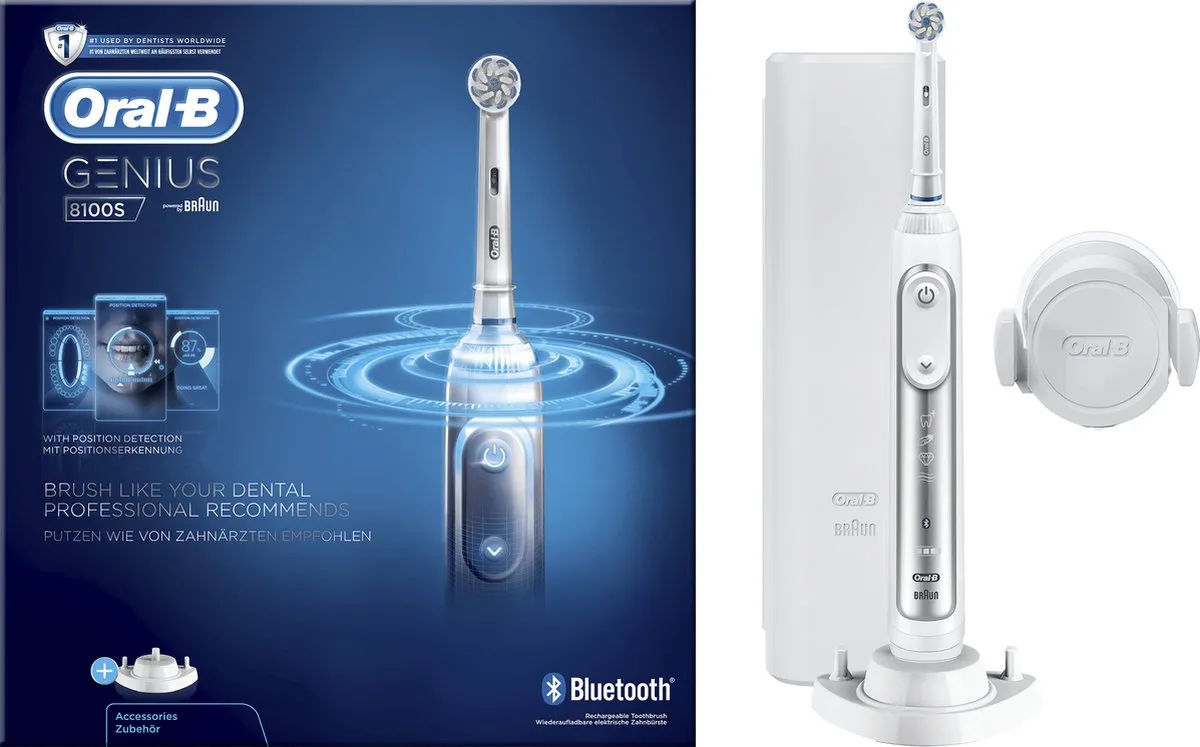 Oral-B Genius 8100S Elektrische Tandenborstel