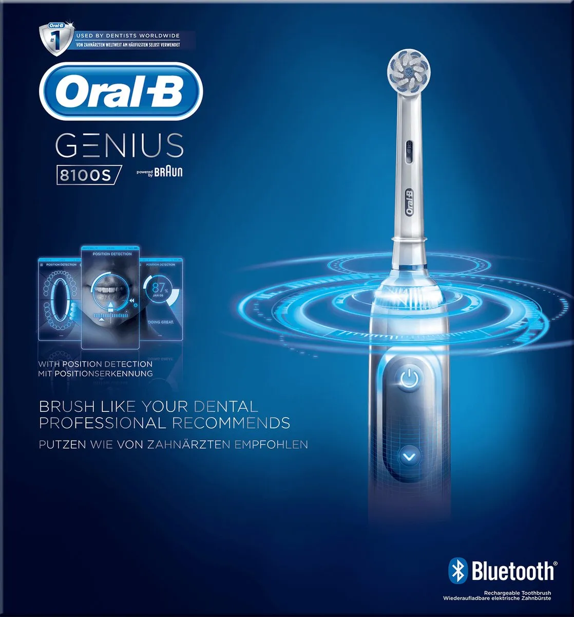 Oral-B Genius 8100S Elektrische Tandenborstel - Zilver