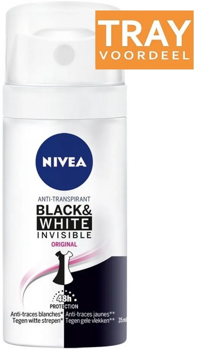 NIVEA Black & White Invisible Original Deo Spray 280ml