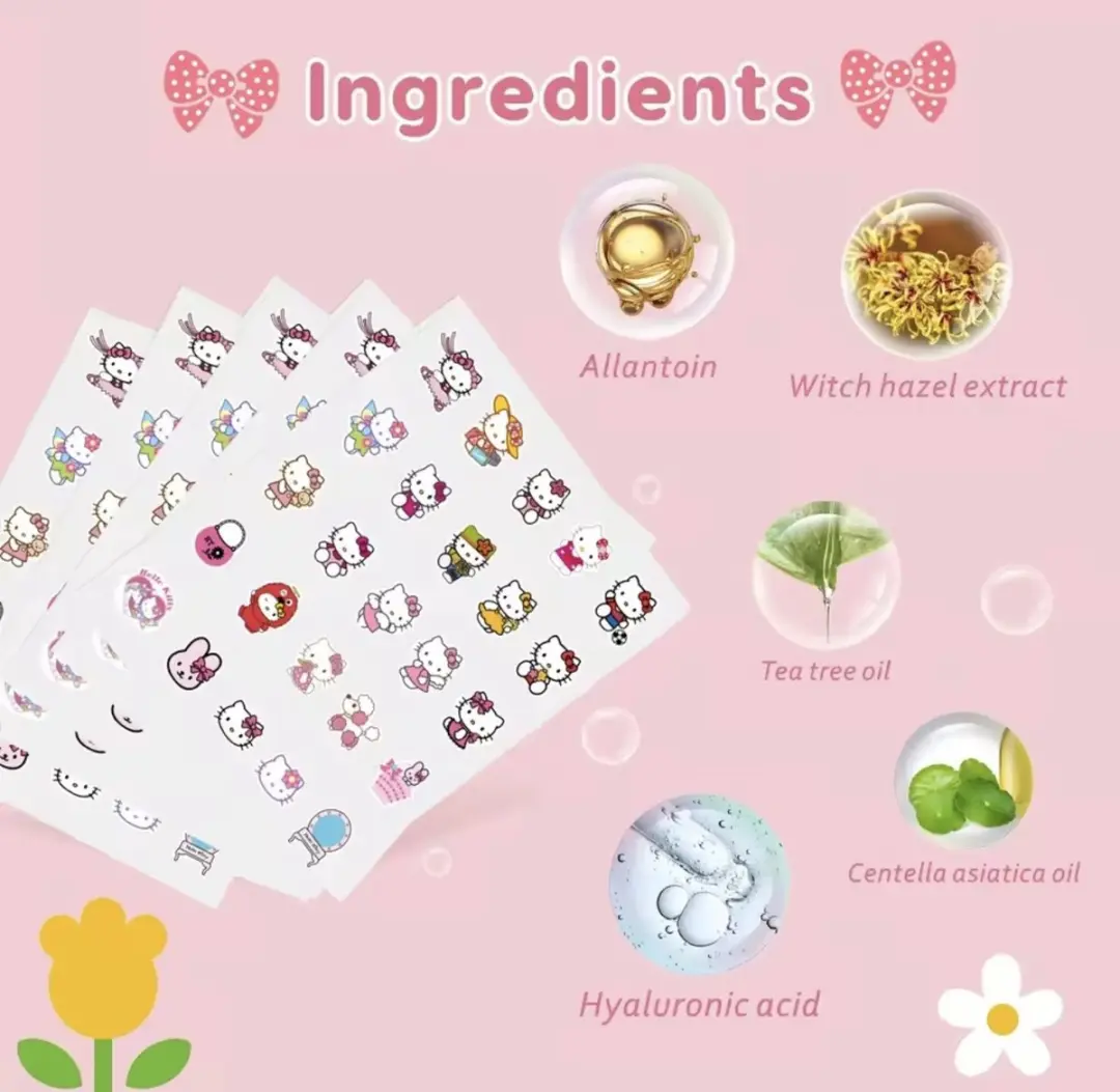 Hello Kitty Hydrocolloid Puistjespatches 135 Stuks