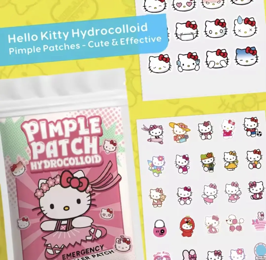 Hello Kitty Hydrocolloid Puistjespatches 135 Stuks