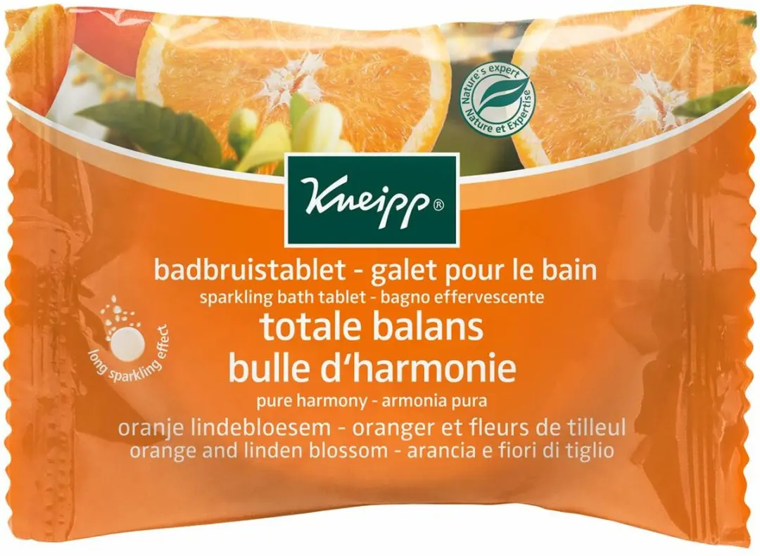 Kneipp Badbruistabletten Oranje Lindebloesem 960g - 12 Stuks - afbeelding 6 van 6
