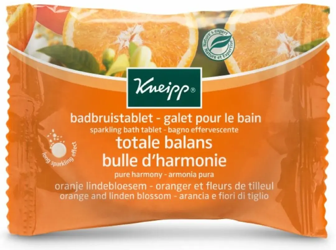 Kneipp Badbruistabletten Oranje Lindebloesem 960g - 12 Stuks
