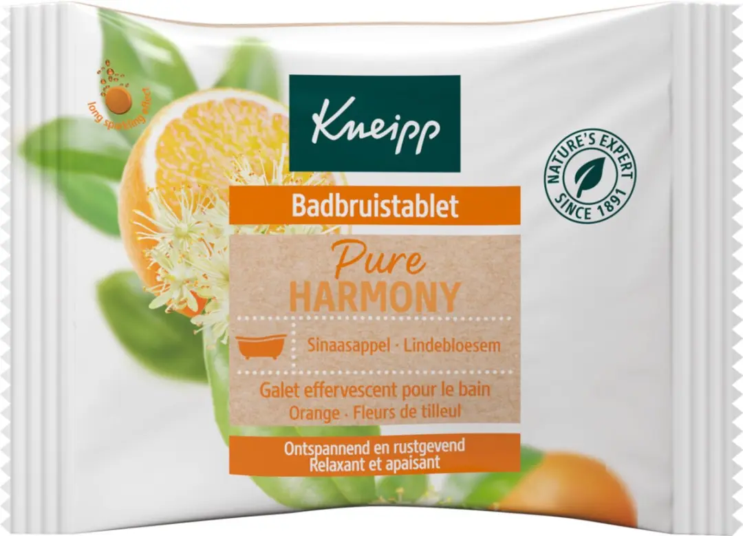 Kneipp Badbruistabletten Oranje Lindebloesem 960g - 12 Stuks