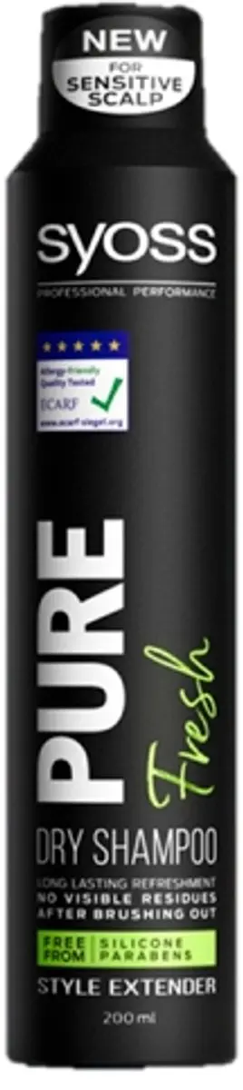 Syoss Dry Shampoo Pure Fresh 200ml