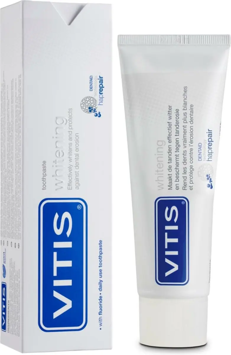 Vitis Whitening Tandpasta 300ml - 4x75ml