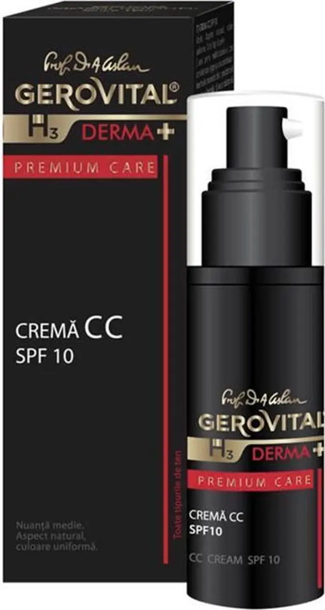 Gerovital CC Crème Medium H3 Derma+ Premium Care