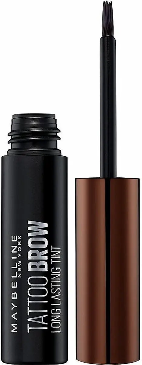 Maybelline Tattoo Brow Peel-Off Wenkbrauwgel Donkerbruin - 3x 1ml