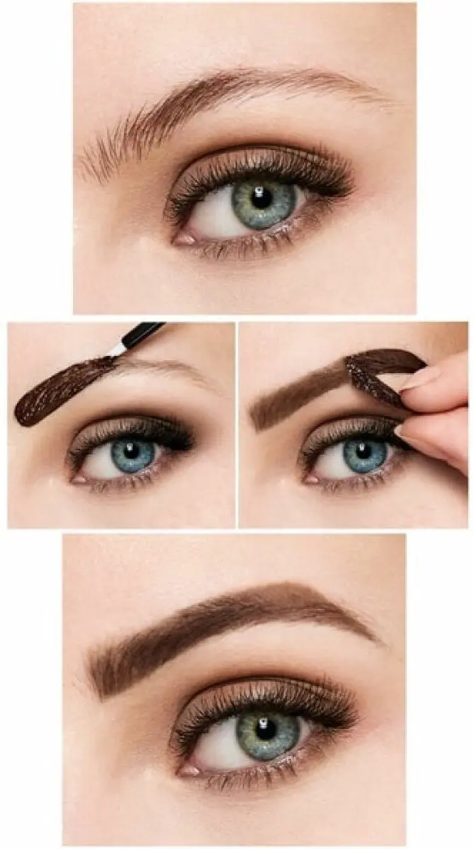 Maybelline Tattoo Brow Peel-Off Wenkbrauwgel Donkerbruin - 3x 1ml