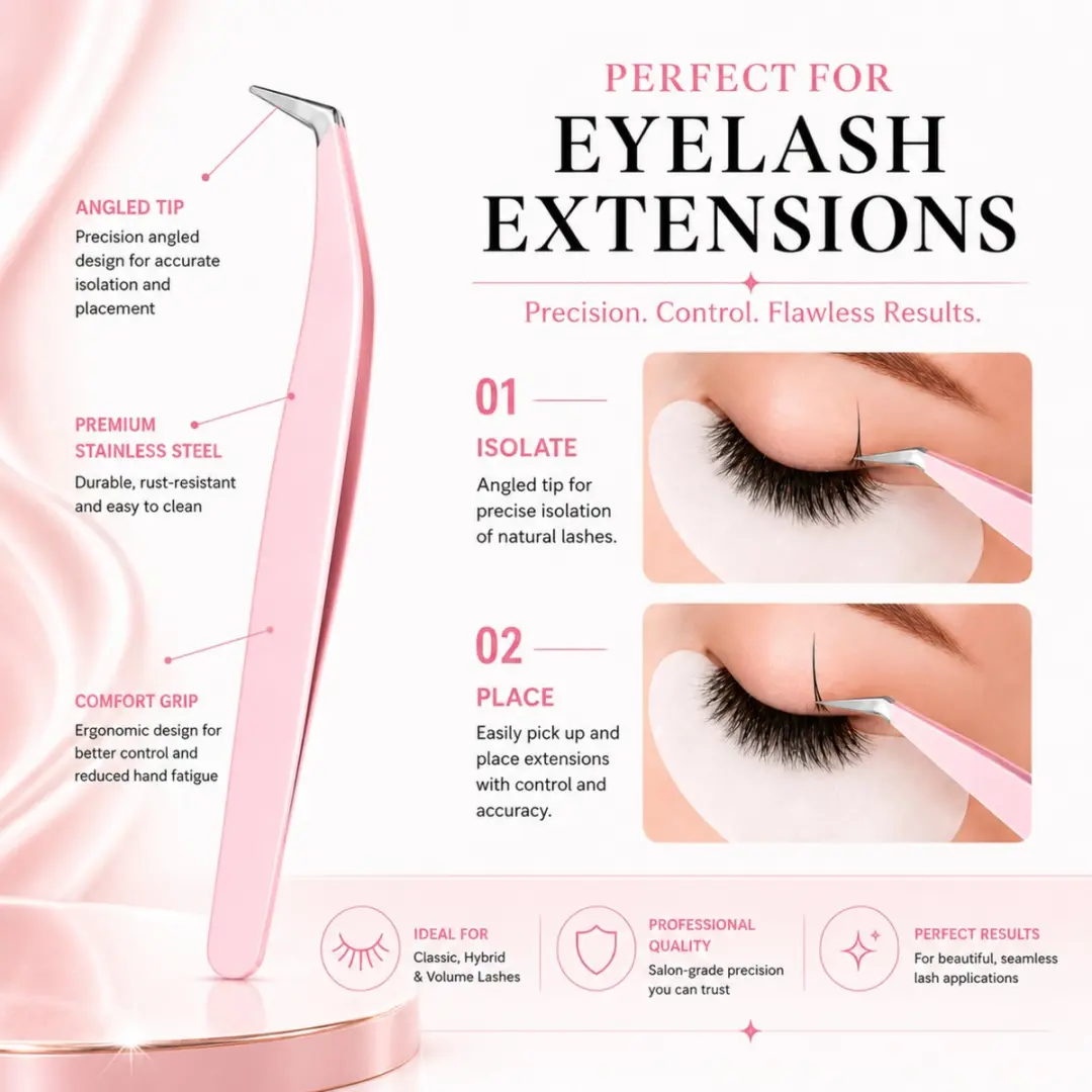 Guardian Beauty Wimper Extensions Set 60D Mix - 3 Stuks - Inclusief Roze Pincet