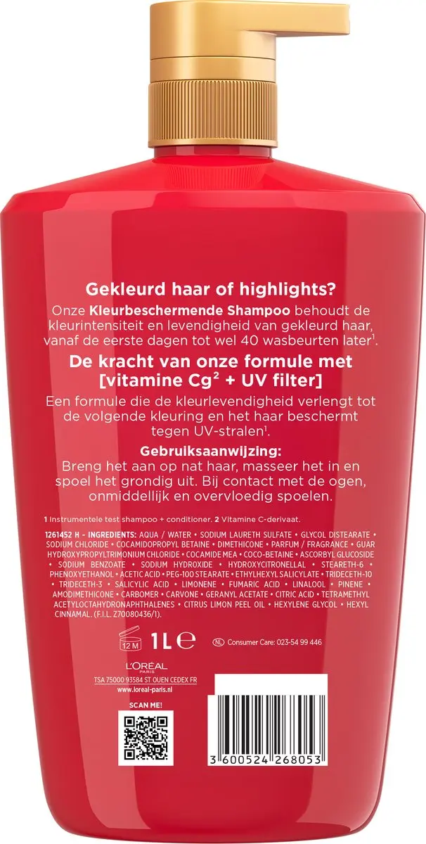 L'Oréal Paris Elvive Color Vive Shampoo 1000ml