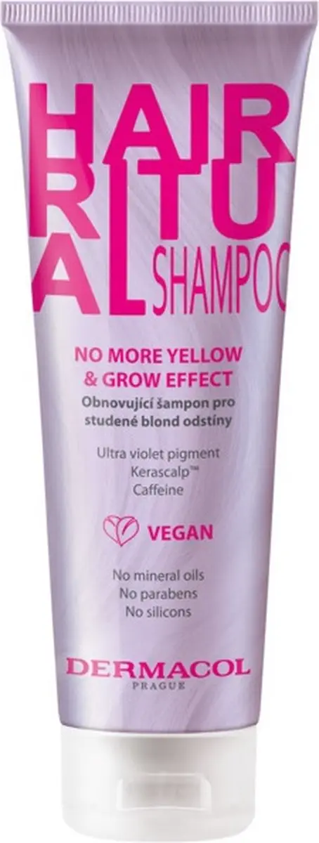 Dermacol Hair Ritual No More Yellow & Grow Effect Shampoo 250ml