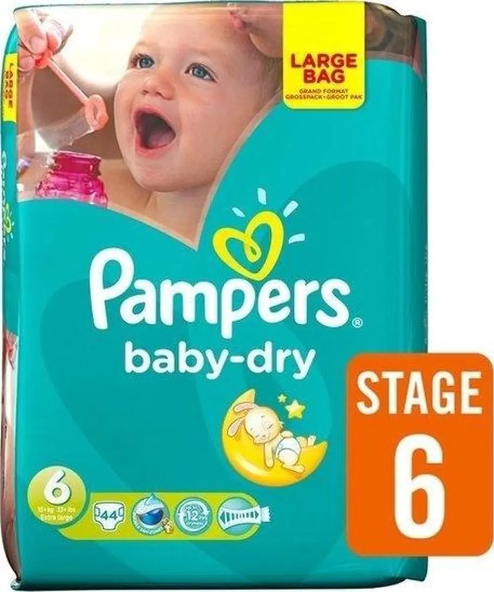 Pampers Baby Dry Luiers Maat 6
