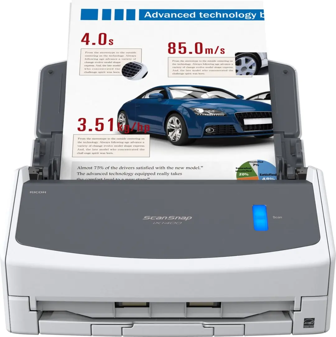 Ricoh Fujitsu PA03820-B001 Scanner - A4 - 30 ppm - Zwart/Grijs