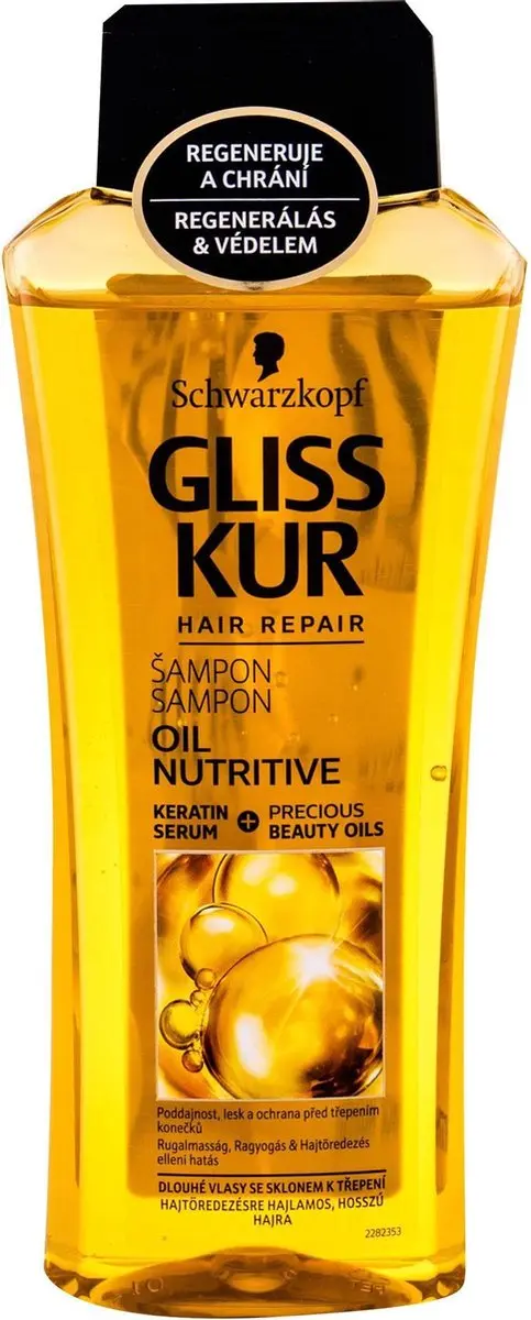Gliss Kur Regenererende Shampoo Olie Voedend 400ml