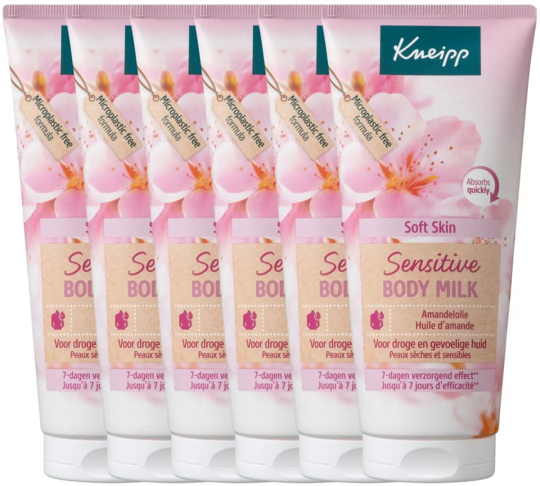 Kneipp Bodymilk Sensitive Amandelbloesem 200ml - 6 Stuks