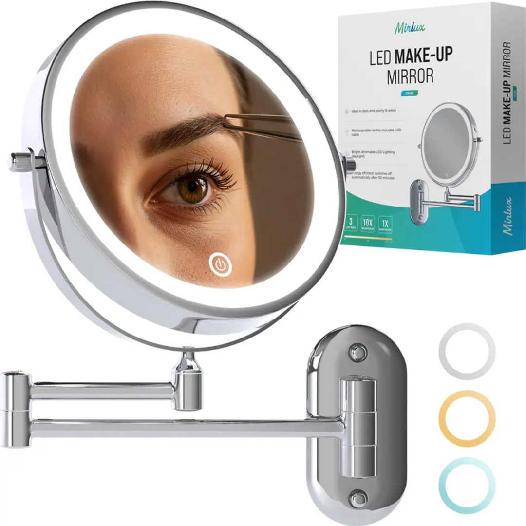 Mirlux Make-up Spiegel met LED Verlichting 10x