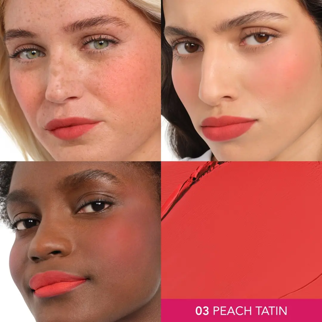 Bourjois Macaron Melt Lip & Cheek Flush 003 Peach Tatin - 3 Stuks