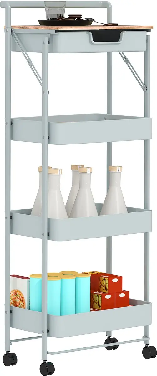 Homcom Gereedschapswagen PP 45x29,5x117,5cm