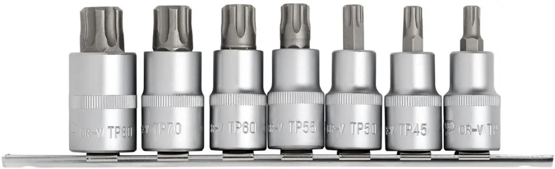 Draper 1/2" Doppenrail Torx Plus - 7-delig