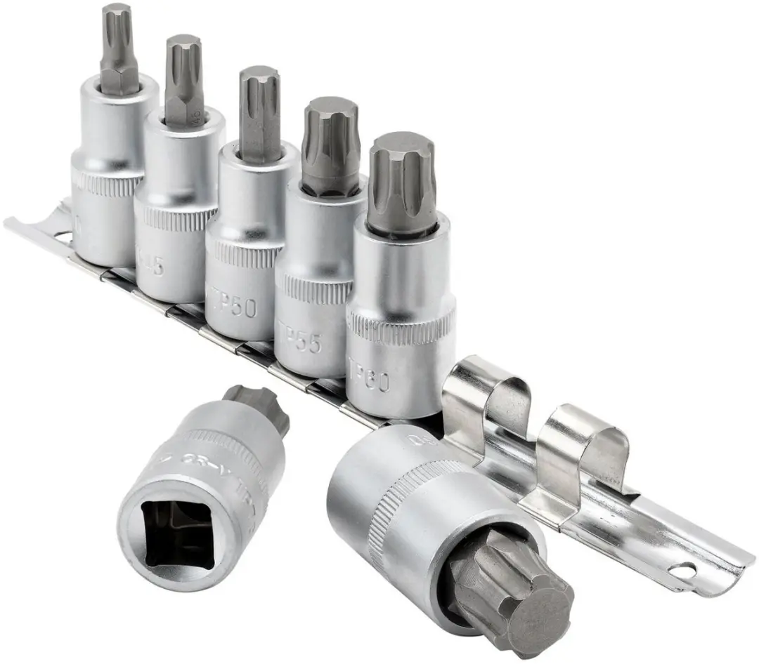Draper 1/2" Doppenrail Torx Plus - 7-delig