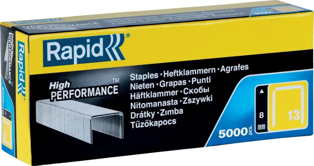 Rapid Nr. 13 Fijndraadnieten 8mm - 5000 Stuks