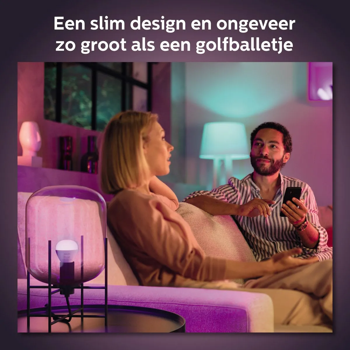 Philips Hue Kogellamp E14 RGBW - Mat - 4000K