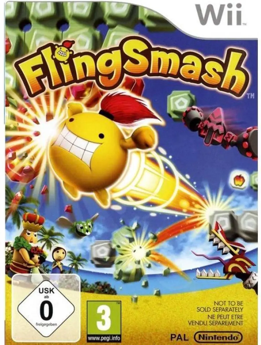 Nintendo FlingSmash Wii Controller Plus