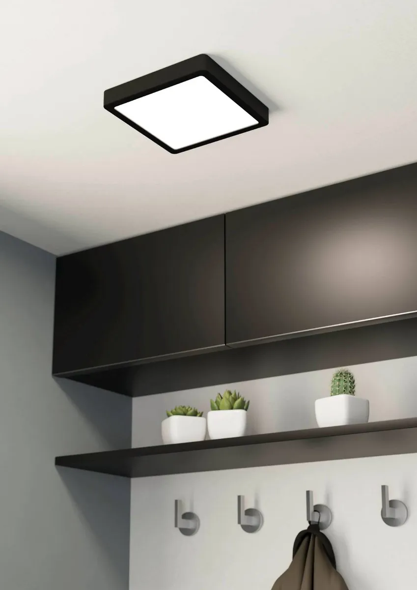 Eglo Fueva 5 Plafondlamp LED 21cm - Zwart