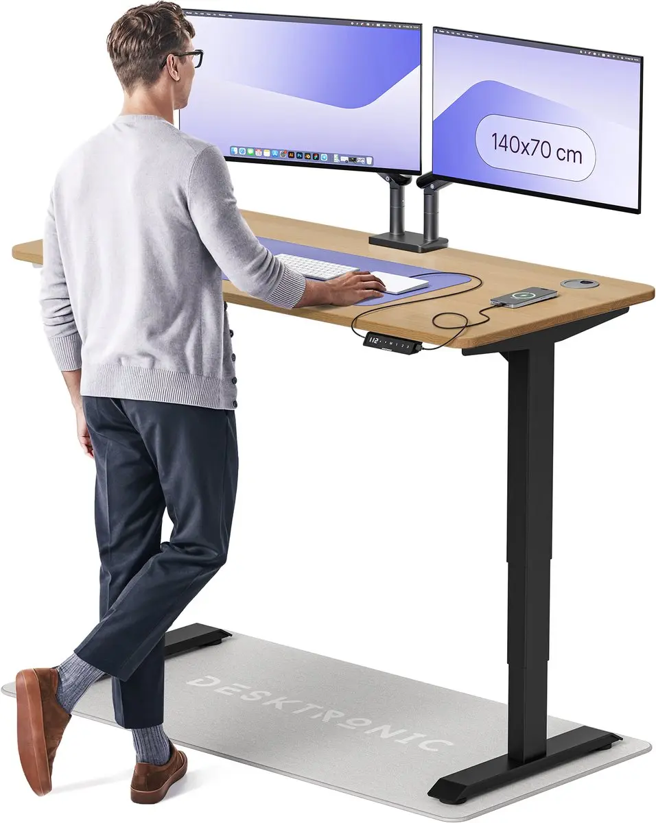 Desktronic HomePro Zit-sta Bureau 140x70cm