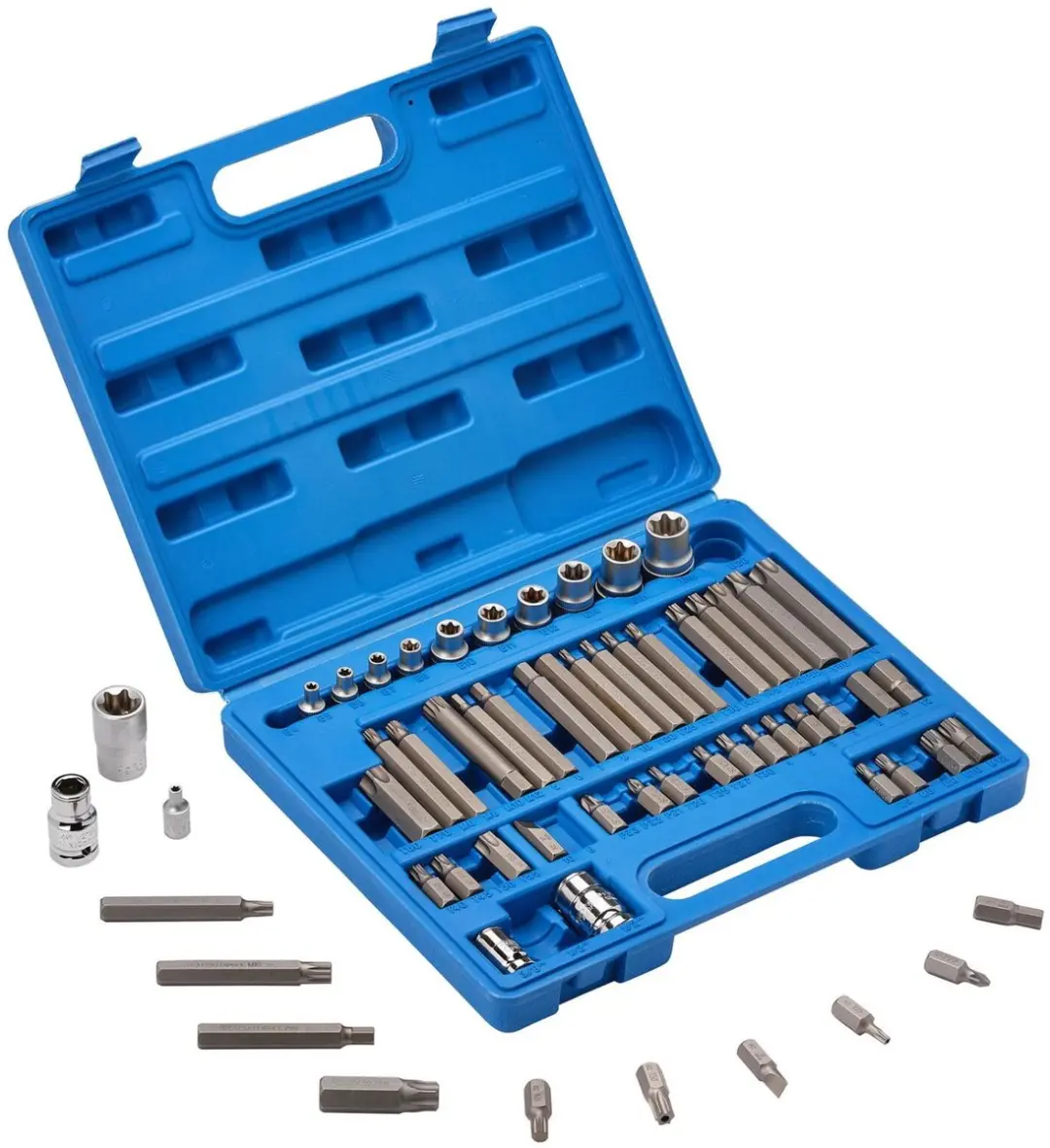 Draper TX-Star & Hexagon Bit Set 61-delig
