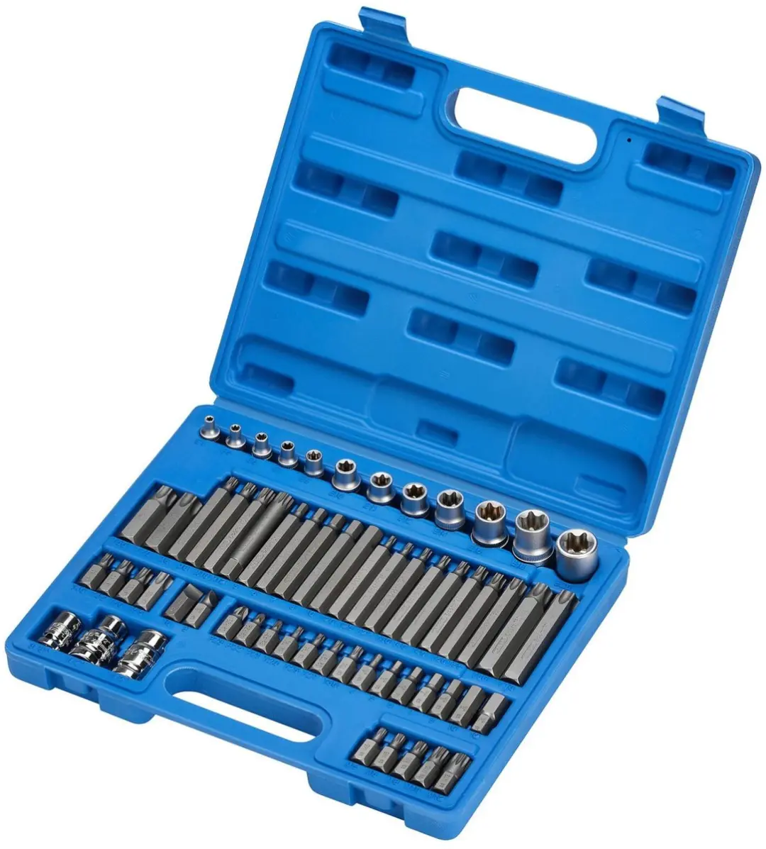 Draper TX-Star & Hexagon Bit Set 61-delig