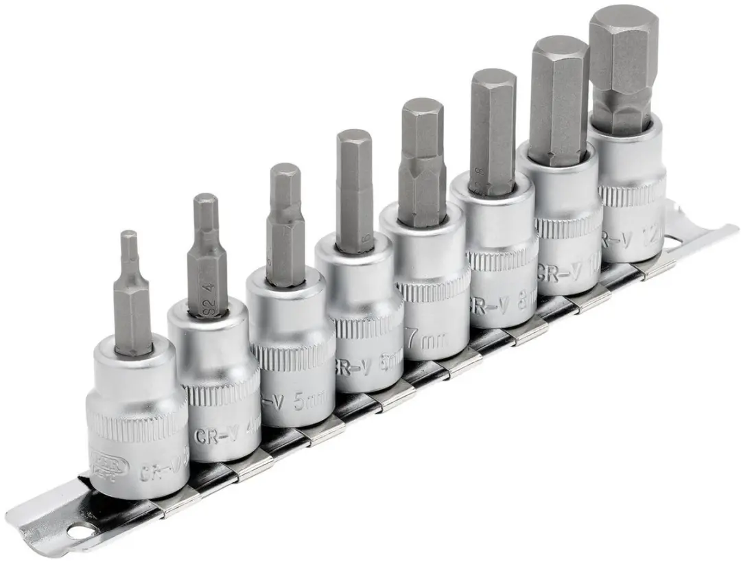 Draper 3/8" Inbus Doppenopzetter 8-delig