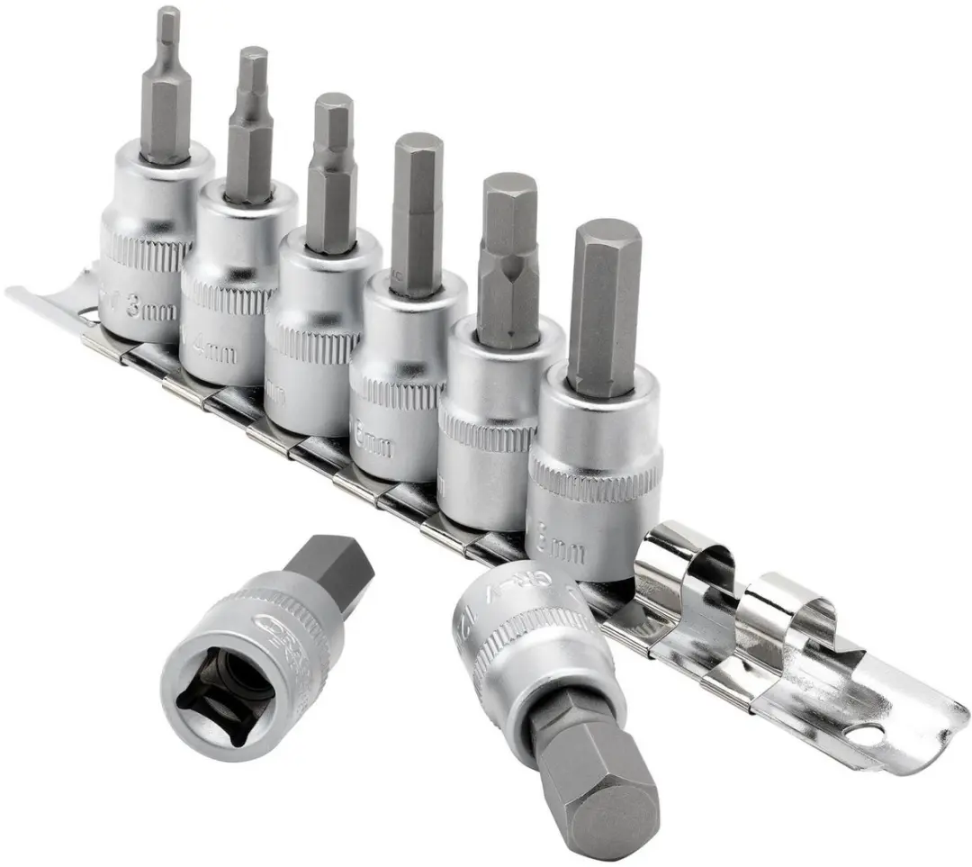 Draper 3/8" Inbus Doppenopzetter 8-delig