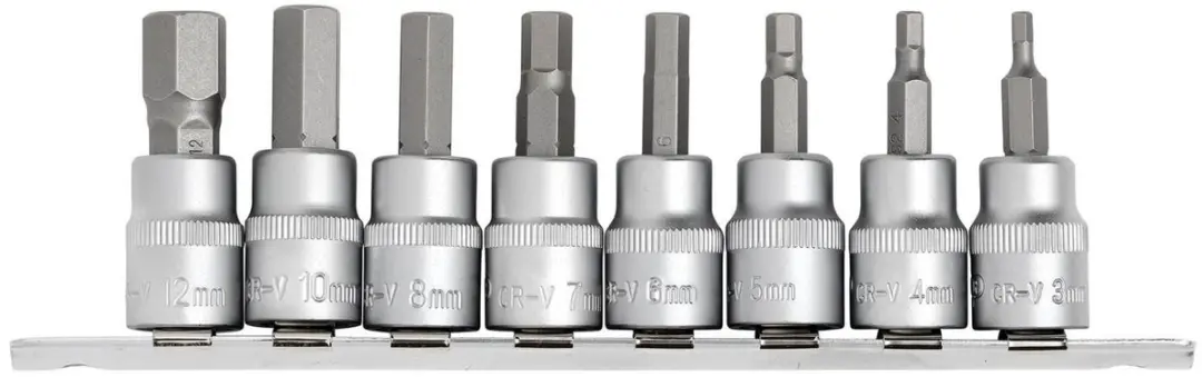 Draper 3/8" Inbus Doppenopzetter 8-delig