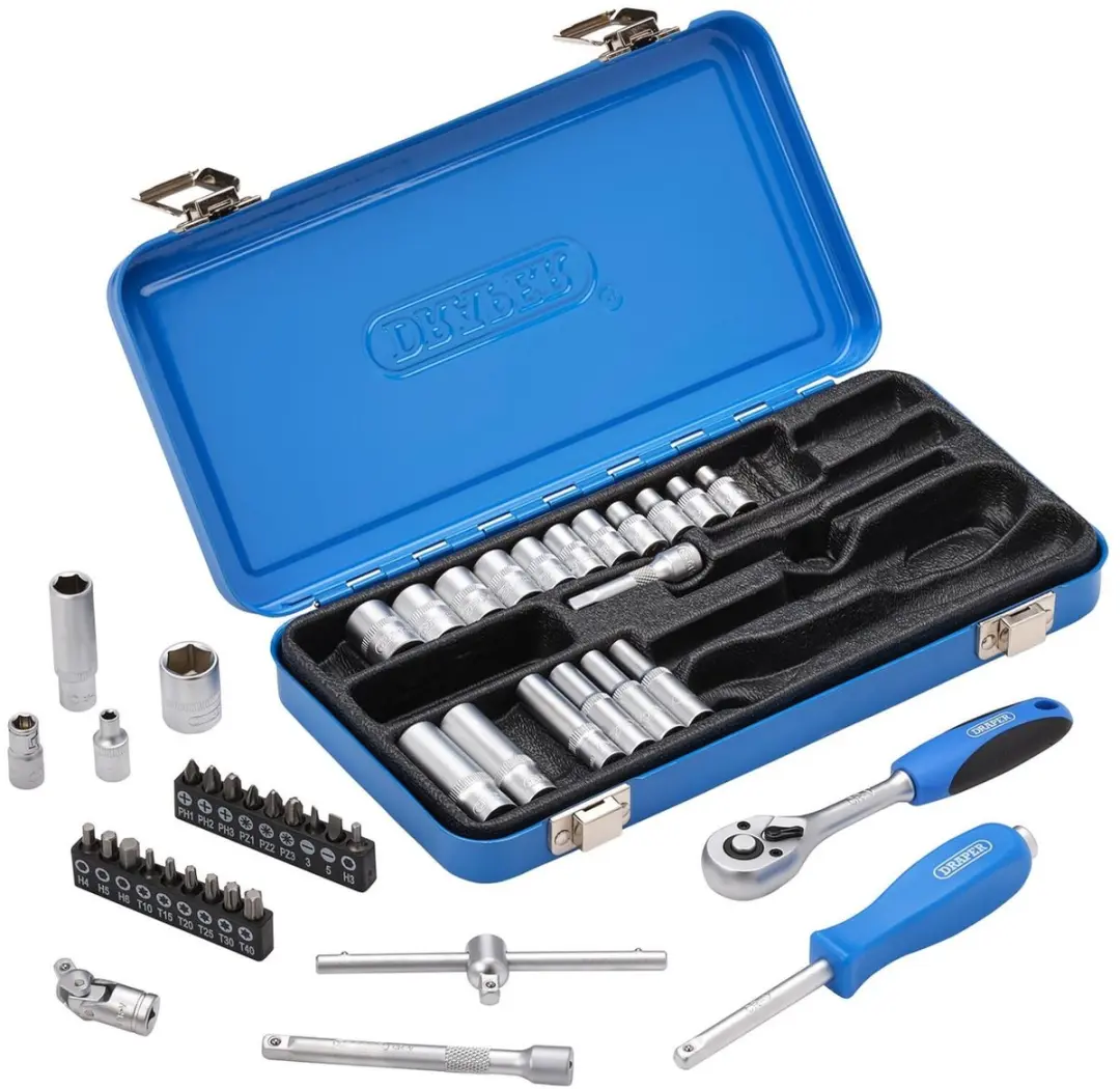 Draper 1/4" Doppenset 45-delig