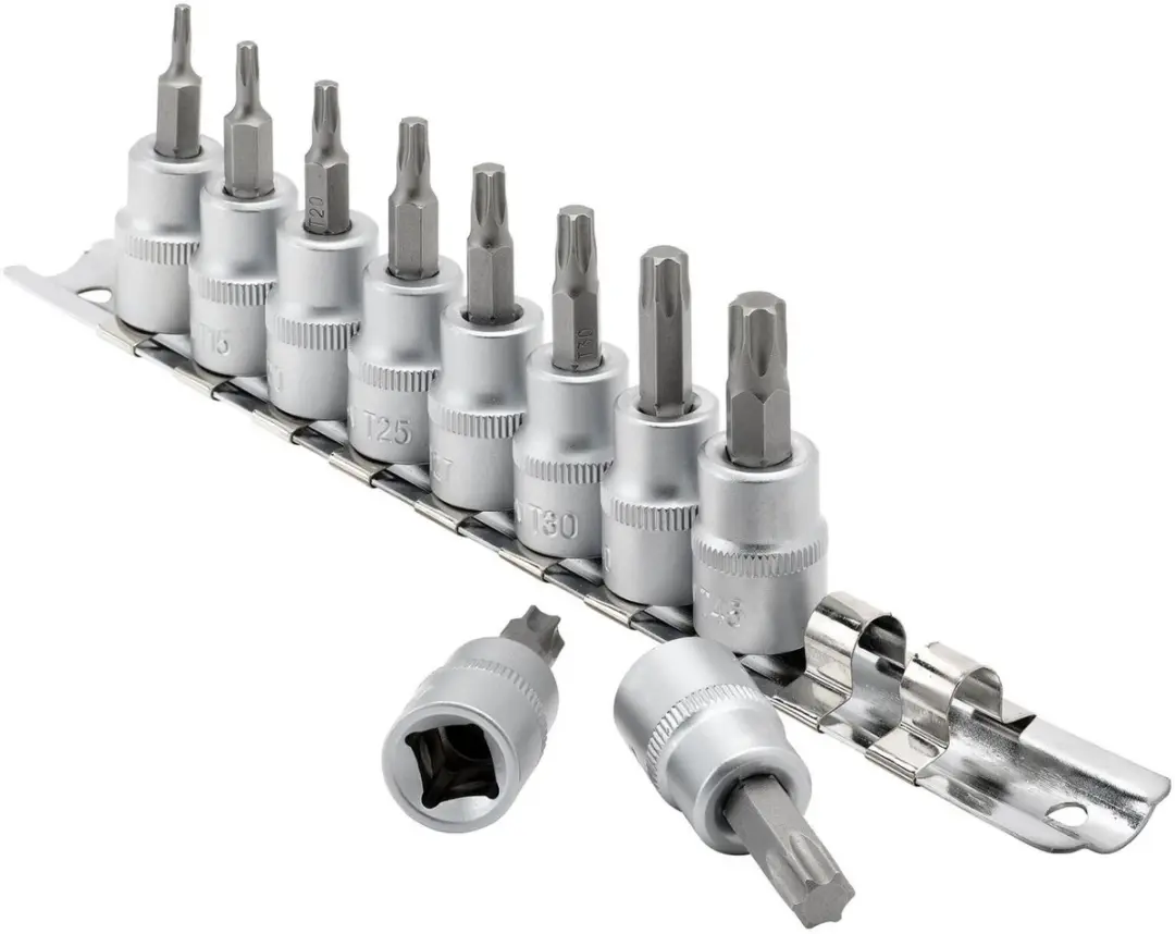 Draper 3/8" Doppenrail Torx - 10-delig