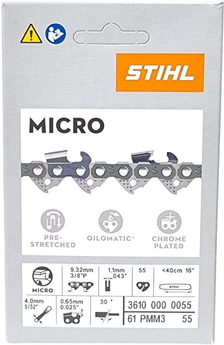 STIHL Picco Micro Mini 3 zaagketting 40 cm 3/8" P 1,1 mm 55 TG ( 36100000055 )