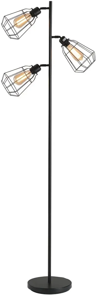 Homcom Vloerlamp 3x40W 165cm