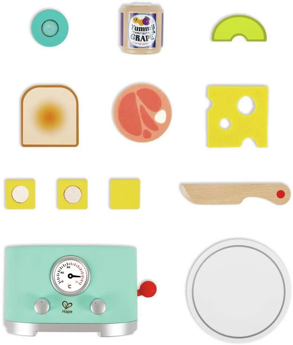 Hape Ping & Pop-up Broodrooster - Multicolor