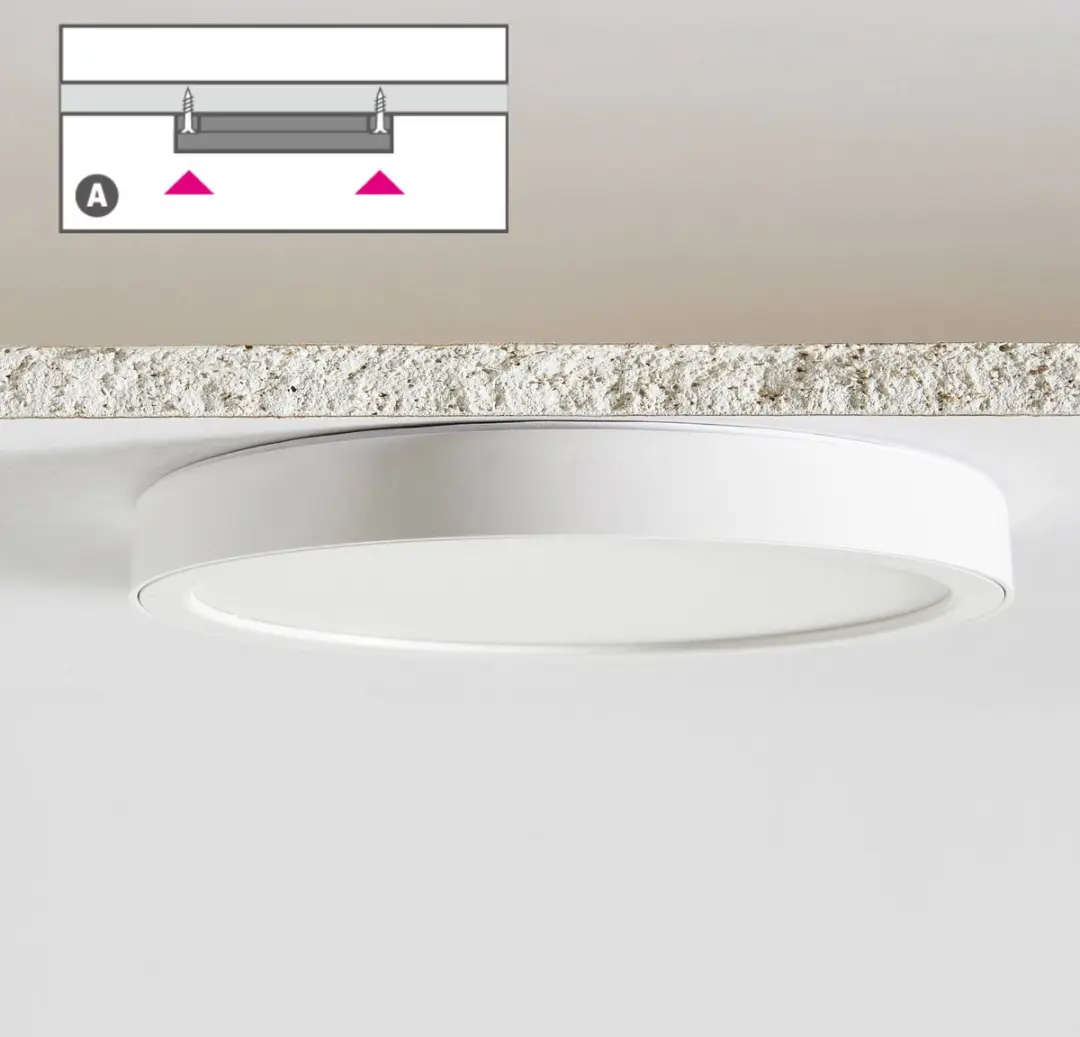 Inspire LED Inbouwspot MANOA Ø17,3cm 1550LM 3000K/4000K - Wit