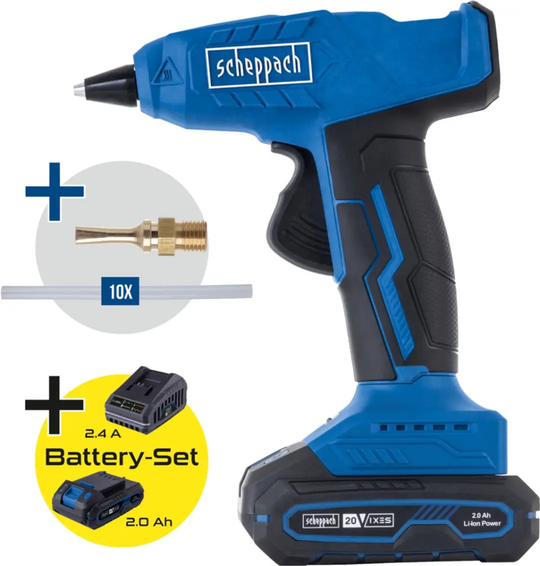 Scheppach Accu Lijmpistool C-HGG170-X 20V - Blauw