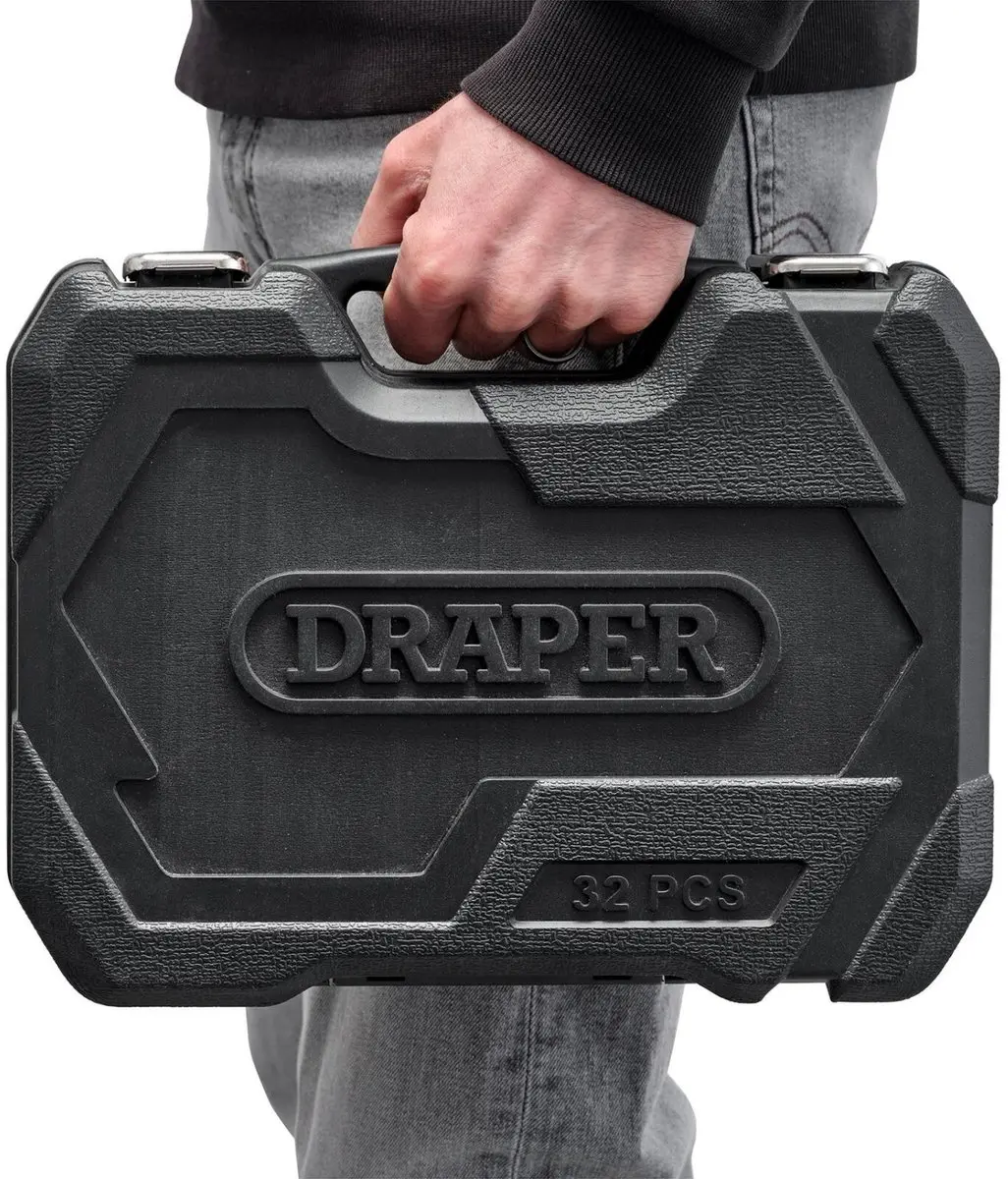 Draper Krachtdoppenset 3/8" + 1/2" 32-delig