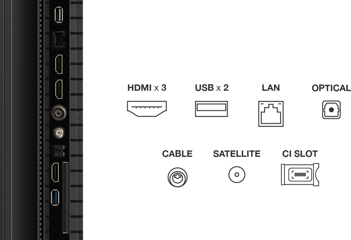 TCL 75QLED780K tv 190,5 cm (75") 4K Ultra HD Smart TV Zwart 450 cd/m²