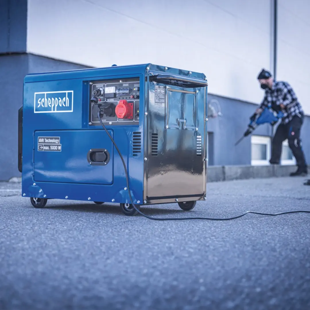 Scheppach SG5200D Diesel Stroomgenerator 5000W