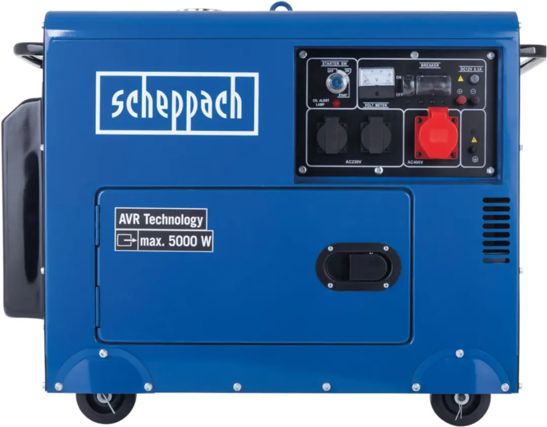 Scheppach SG5200D Diesel Stroomgenerator 5000W