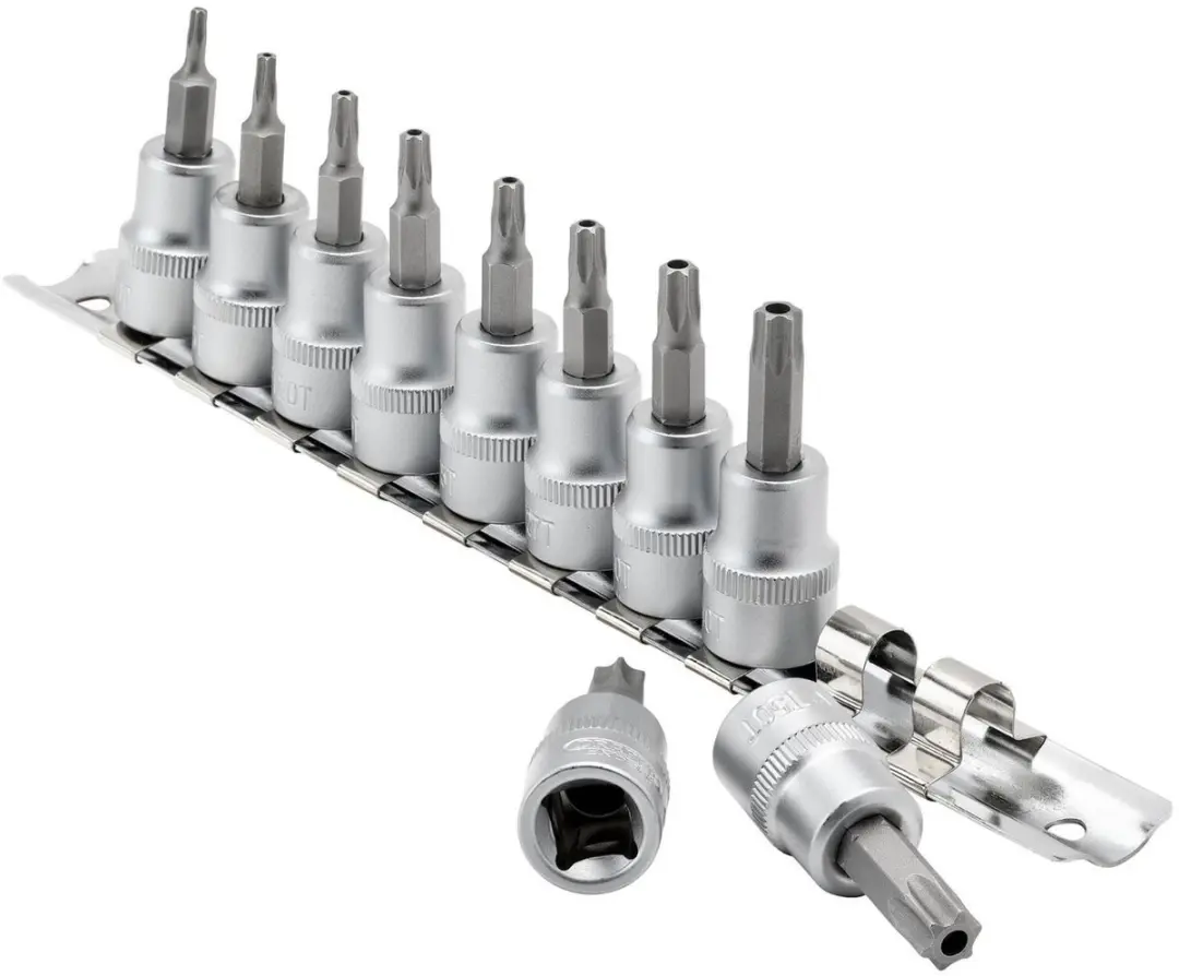 Draper 3/8" Doppenrail Resistorx - 10-delig