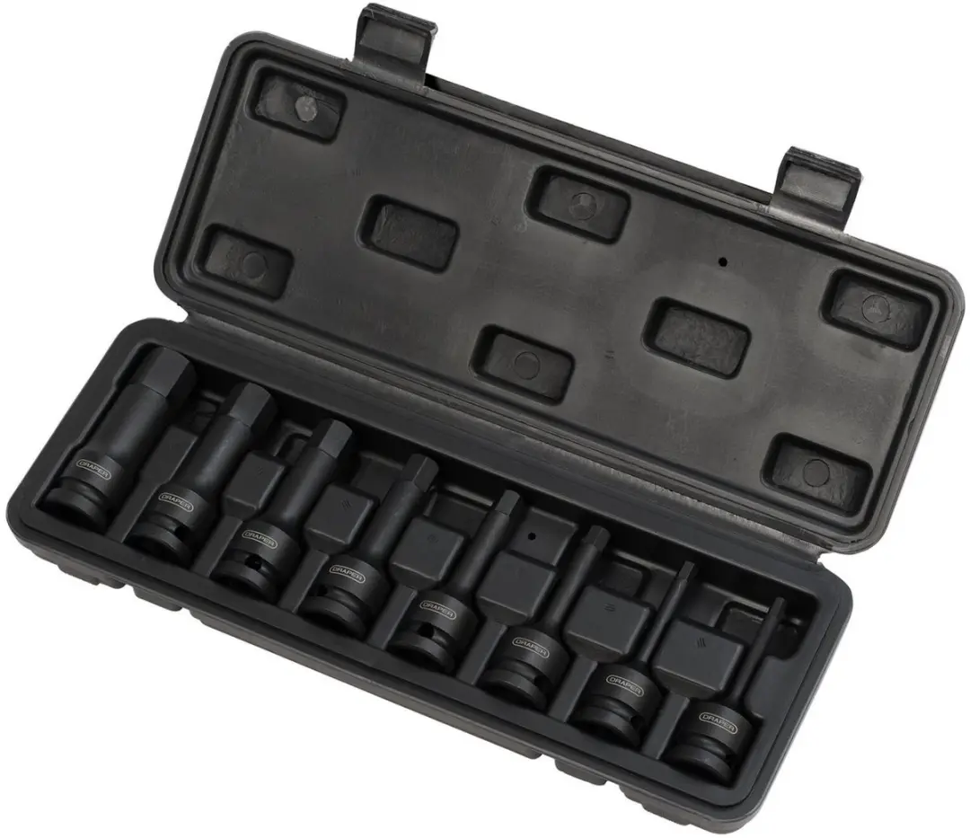 Draper 1/2" Sq. Dr. Impact Bit Set