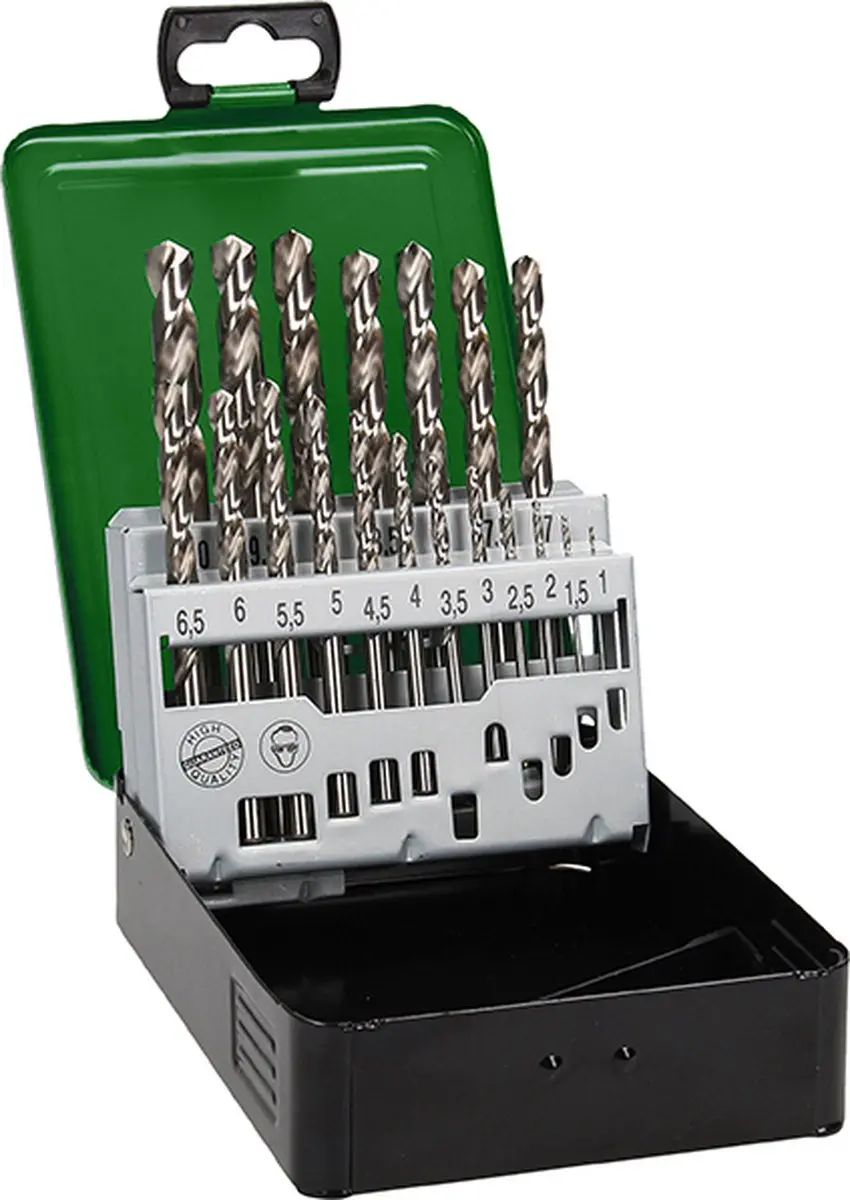 Hikoki 19-delige HSS-G Metaalboren DIN 338 Cassette